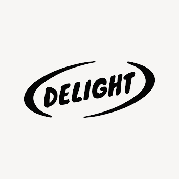 Black delight editable logo template | Free PSD Template - rawpixel