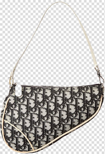 Black Dior Bag PNG Image