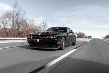Black Dodge Challenger Coupe