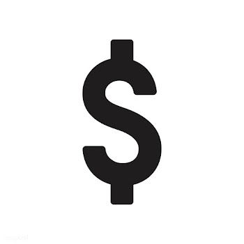 Black dollar symbol on white background | Free stock vector - 457580