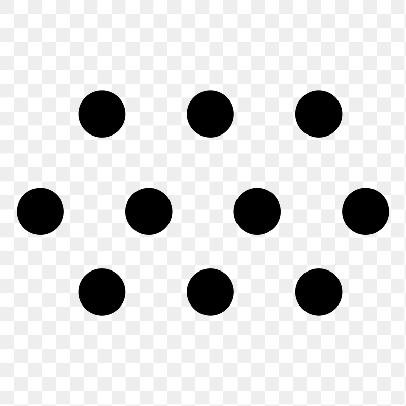 Black dots png sticker, transparent | Free PNG - rawpixel