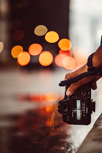 Black Dslr Camera