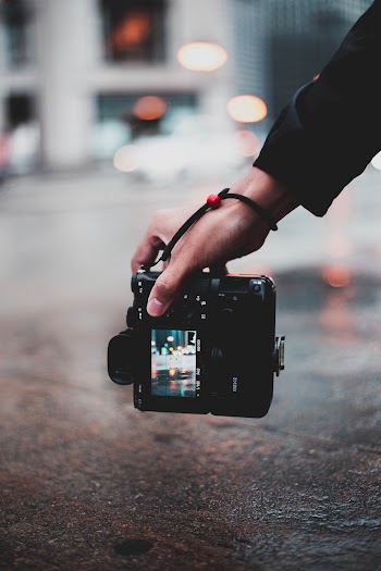 Black Dslr Camera