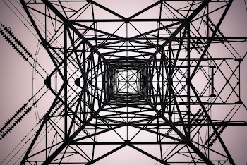 black electrical tower