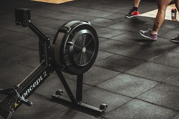 Black Exercise Machine
