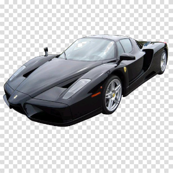 Black Ferrari PNG Free Download