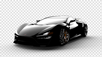 Black Ferrari Transparent