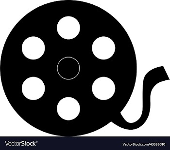 black film reel