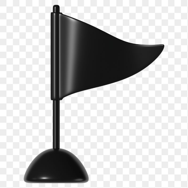 Black flag png icon sticker, | Free PNG - rawpixel