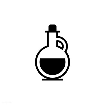 Black flask logo vector isolated on white | Free stock vector - 487165