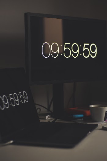 Black Flat Screen Monitor 