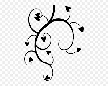 Black Flower Clip Art - Flower Art In Black