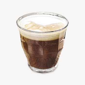Black foamy coffee isolated design | Free Photo - rawpixel