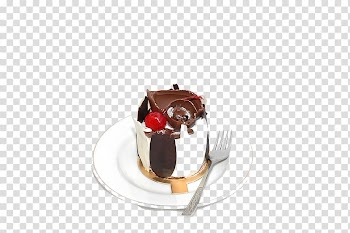 Black Forest gateau White chocolate Cream Cake, White chocolate cream cake transparent background PNG clipart
