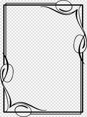 Black frame , Borders and Frames Drawing Frames , design transparent background PNG clipart