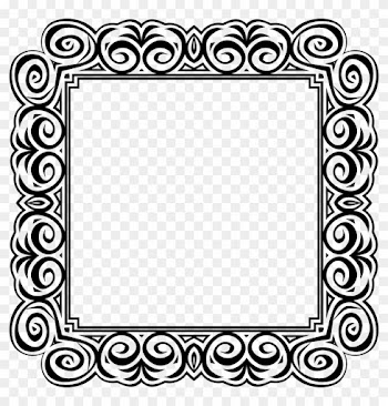 Black Frame Design 2 - Black Design Frames Png