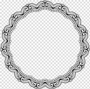 Black frame illustration, Frames Oval Retro style Vintage , vintage border transparent background PNG clipart