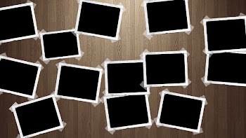 Black frame lot, Collage montage Frames, polaroid transparent background PNG clipart