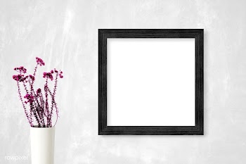 Black frame on a wall | Free stock psd mockup - 586083