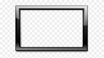 Black Frame Svg Clip Arts 600 X 389 Px - Frame Png
