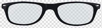 Black framed eyeglasses art, Ray-Ban Sunglasses Amazon.com Eyewear, Glasses transparent background PNG clipart