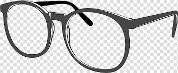 Black framed eyewear , Glasses , glasses transparent background PNG clipart