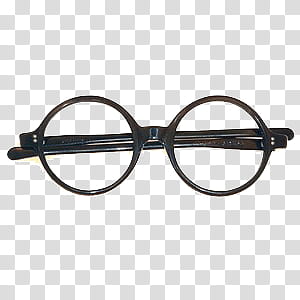 , black framed hippie eyeglasses transparent background PNG clipart