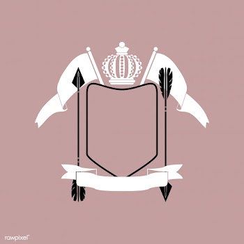 Black framed shield with embellishments and a.. | Free stock vector - 543101