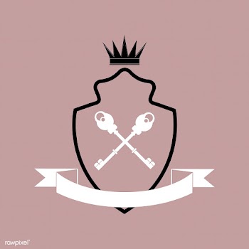 Black framed shield with embellishments and a.. | Free stock vector - 543171