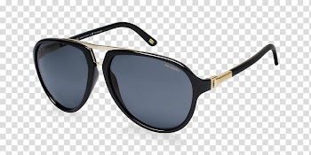 Black framed sunglasses, Aviator sunglasses Ray-Ban, Versace VE4223 Sunglasses transparent background PNG clipart