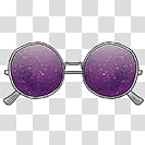 Black framed sunglasses transparent background PNG clipart