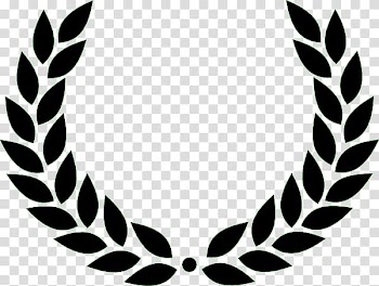 Black Fred Perry logo, Laurel wreath Bay Laurel , Laurel Wreath transparent background PNG clipart