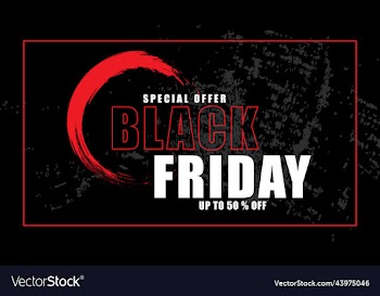black friday 50 percent sale template