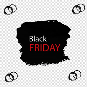 Black Friday Ink, Black Friday Promotion Tag transparent background PNG clipart