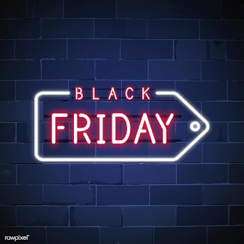 Black Friday neon sign vector | Free stock vector - 537681