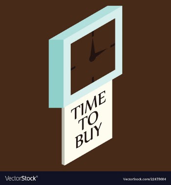 Black friday sale analog clock design vector image