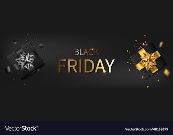 black friday sale background realistic