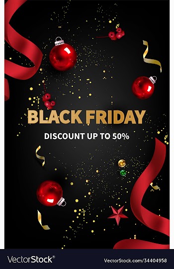 black friday sale banner for social promotion