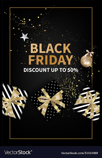 black friday sale banner for social promotion
