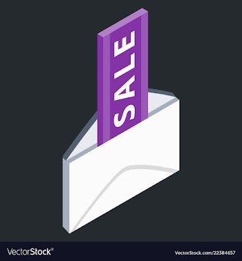 Black friday sale banner isometric image vector image