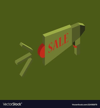 Black friday sale banner isometric image vector image