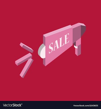 Black friday sale banner isometric image vector image