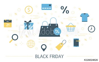 Black friday sale concept