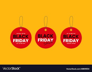 black friday sale label template