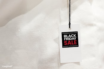 Black Friday sale tag | Free stock psd mockup - 555888