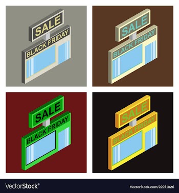 Black friday sale tag offer bannersale clearance vector image