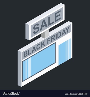 Black friday sale tag offer bannersale clearance vector image