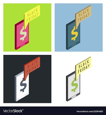 Black friday sale tag offer bannersale clearance vector image