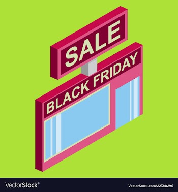 Black friday sale tag offer bannersale clearance vector image