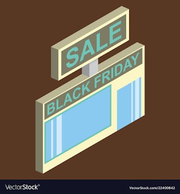 Black friday sale tag offer bannersale clearance vector image